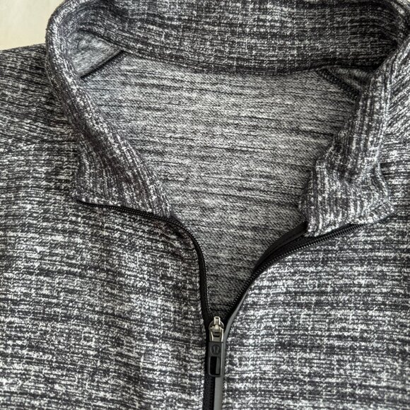 Lululemon Shirt Mens Extra Large Black Surge Warm 1/2 Zip Athletic - Picture 5 of 9